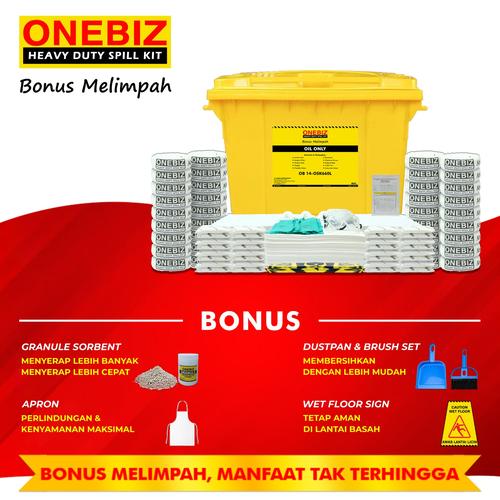 [EZM.1340631] ONEBIZ Spill Kit Berat Minyak 660 Liter - Peralatan Darurat Tumpahan Minyak