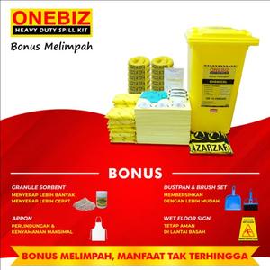 [EZM.1340647] Chemical Spill Kit 360 Liter Penyerap Cairan Kimia 45 Gallon