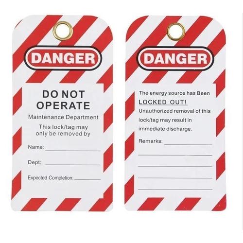 [EZM.1340661] Tagout PVC Safety Lock LT03 - Tanda Peringatan Keselamatan