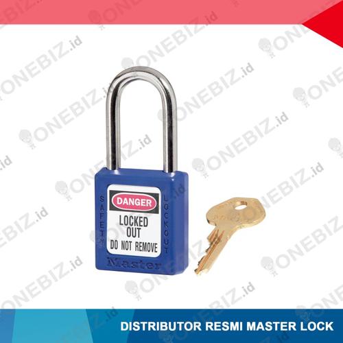 [EZM.1340853] MASTERLOCK 410 Thermoplastic Blue, Safety Padlock MasterLock 410BLU