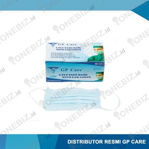 [EZM.1340891] Masker GP CARE Masker 3 Ply Masker Earloop Masker 3 Lapis Biru