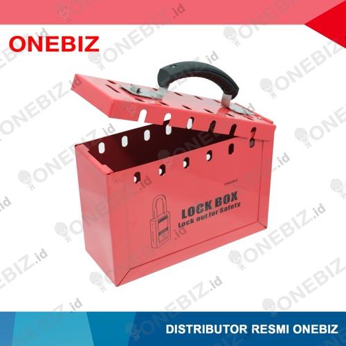 [EZM.1340950] Safety LOTO Box for Lockout Tagout Lock Devices up to 12 Padlocks