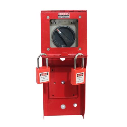 [EZM.1341012] Loto Box Vertical Include Switch Button + 2 Padlock - Merah