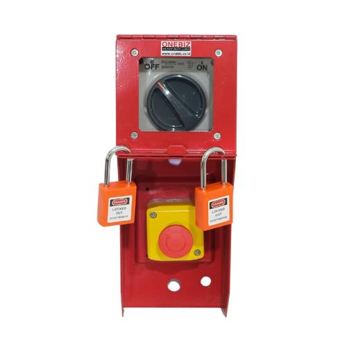 [EZM.1341050] Loto Box Vertical 2 System Heavy Duty Loto Complete - Orange