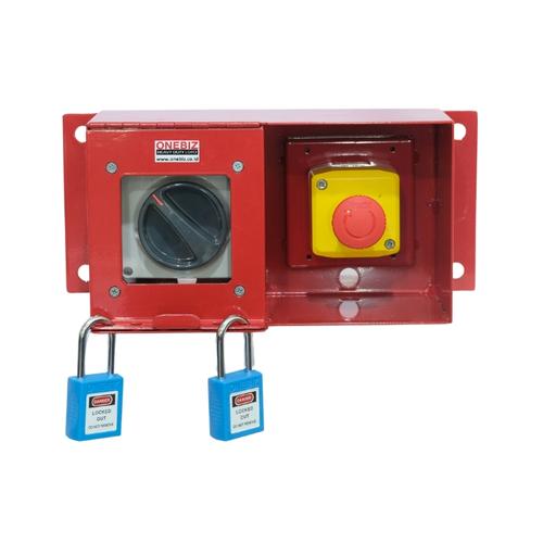 [EZM.1341051] Loto Box Horizontal 2 System Heavy Duty Loto Complete - Biru Muda