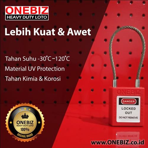 [EZM.1341060] "CUSTOMIZED" Loto set Custome padlock cable+tagout+lockout station