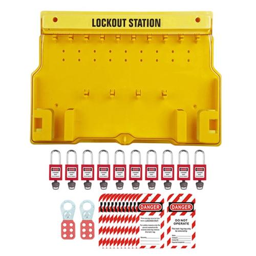 [EZM.1341070] LOTO SET EQUIVALEN MASTERLOCK 1483BP410