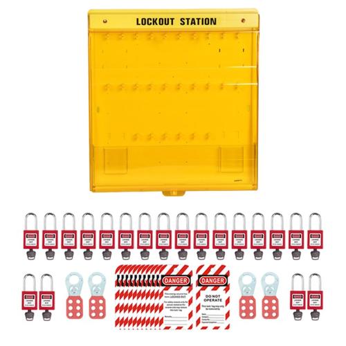 [EZM.1341071] LOTO SET EQUIVALEN MASTERLOCK 1484BP410