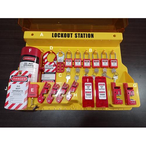 [EZM.1341074] LOTO SET EQUIVALEN MASTERLOCK S1850E410