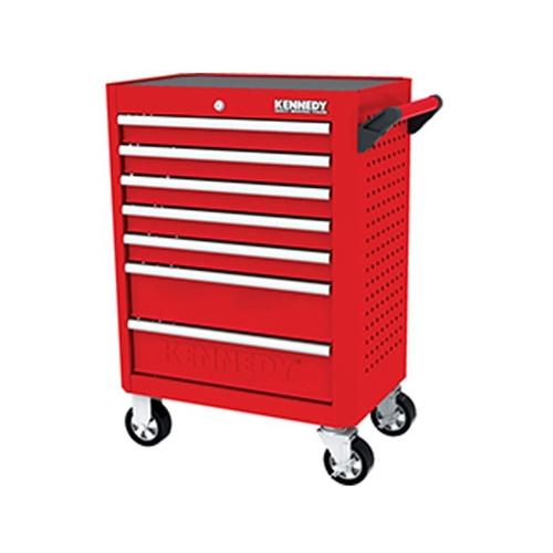[EZM.1341194] Kennedy KEN5942320K RED-28 Inch 7 DRAWER ROLLER CABINET