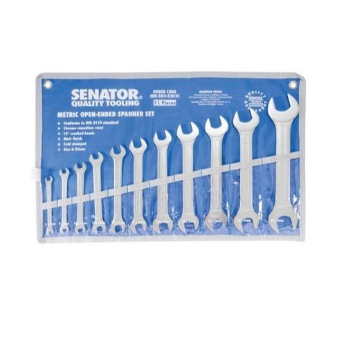 [EZM.1341307] Kunci Pas Senator SEN5825202S 6-32mm C/V Open-Ended Spanner Set, 11 piece
