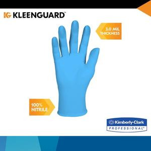 [EZM.1341383] KLEENGUARD 54334 G10 Flex Blue Nitrile Gloves size 9 (L)-CASE