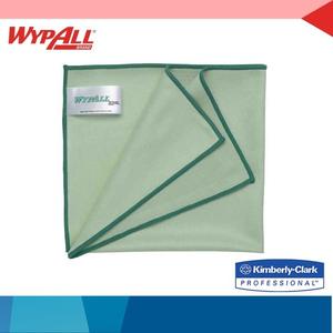 [EZM.1341399] WYPALL MICROFIBER 84630 With MICROBAN 30x30cm GREEN 6pcs/pac - PCS