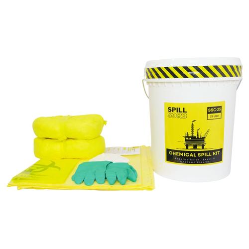 [EZM.1341433] Spill Sorb Chemical Spill Kit 25 Liter Penyerap Cairan Kimia 7 Gallon Spill Kit Kimia