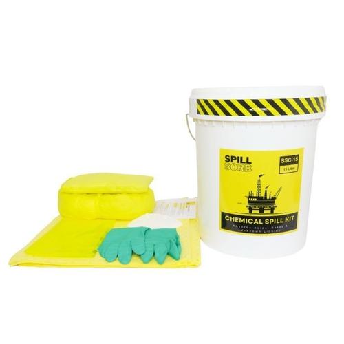 [EZM.1341439] Penyerap Tumpahan Kimia 4 Galon Chemical Spill Kit Spill Sorb 15 Liter