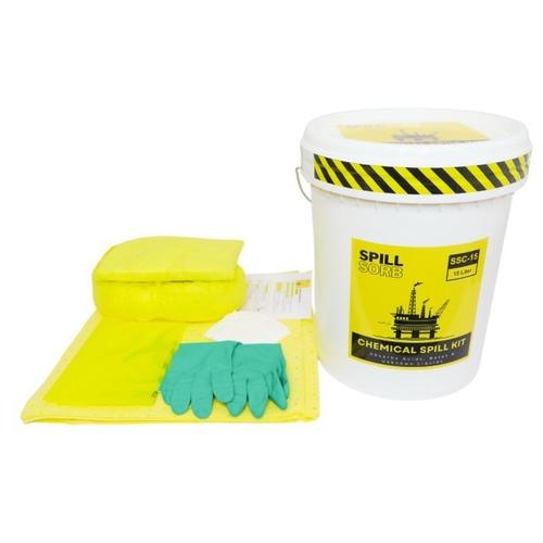 [EZM.1341440] Spill Kit Penyerap Cairan Kimia 15 Liter 4 Gallon Chemical Spill Kit Spill Sorb 15 L