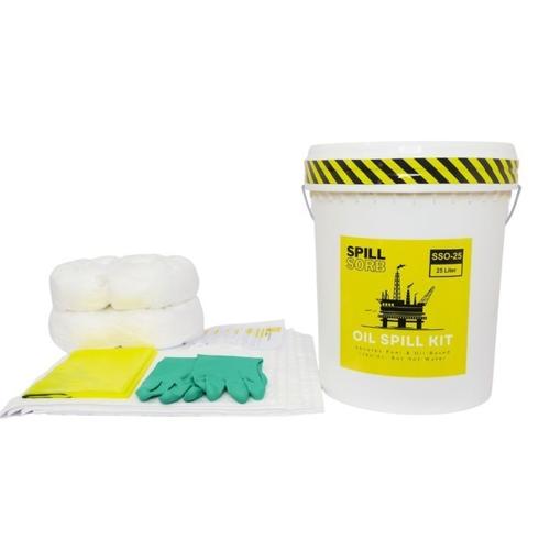[EZM.1341459] Penyerap Tumpahan Oli Minyak Bensin 7 Galon Oil Spill Kit Spill Sorb 25 Liter