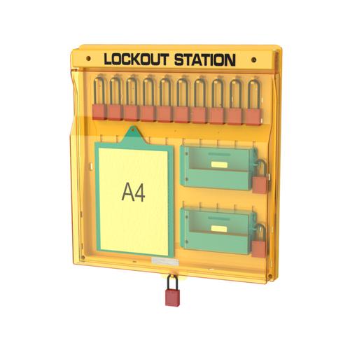 [EZM.1341510] ONEBIZ Lockout Station OB 14-BDB210(W) 650mm×590mm×95mm without Components