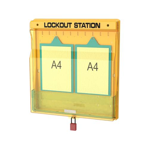 [EZM.1341513] ONEBIZ Lockout Station OB 14-BDB207(W) 650mm×590mm×95mm without Components