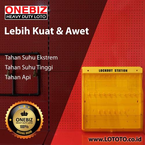 [EZM.1341518] ONEBIZ Lockout Station OB 14-BDB201 650mm×590mm×95mm Without Components