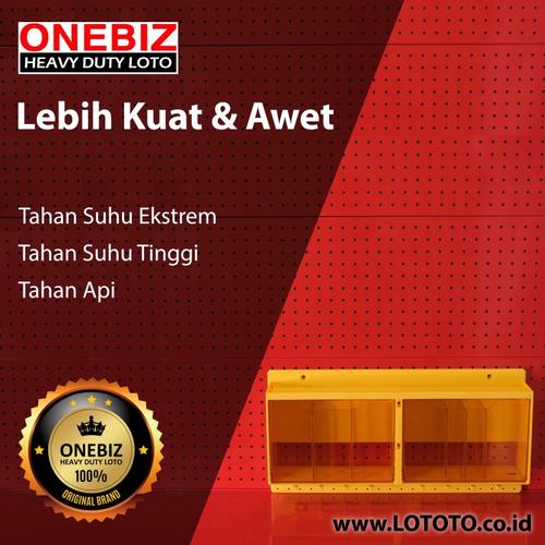 [EZM.1341521] ONEBIZ Padlock Stations 8 Padlocks OB 14-BDB104 COMBINED LOCKOUT STATION