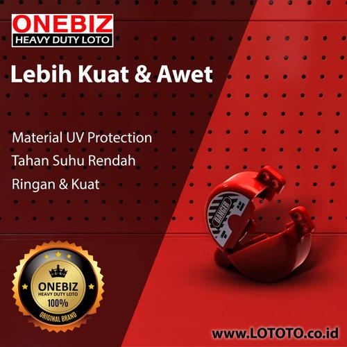 [EZM.1341584] ONEBIZ Cylinder Tank Lockout OB 14-BDQ21 For Valve Stem Hole Of 32mm