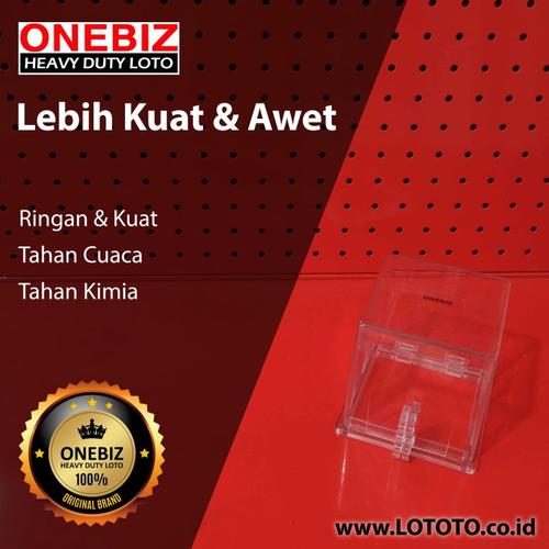 [EZM.1341601] ONEBIZ Emergency Stop Lockout OB 14-BDD60-4 Base Inner Size 70x70mm Inner H 61.5mm Base Size 90x90mm Outer H 64mm