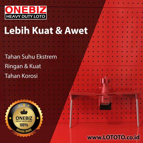 [EZM.1341688] ONEBIZ Universal Valve Lockout Swing OB 14-BDF32 Length 200mm Studdle Height 170mm Suitable For Handle Witdth ≤4cm Handle Thickness ≤2.8cm