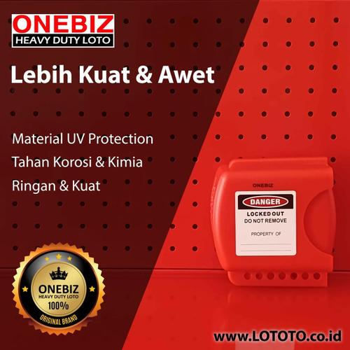 [EZM.1341709] ONEBIZ Adjustable Flange Ball Valve Lockout OB 14-BDF08 0.25’’ to 5’’ (6.35 – 140mm)