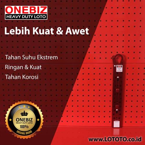 [EZM.1341724] ONEBIZ Aluminum Buckle Lock OB 14-BDK72 SAFETY LOCKOUT HASP