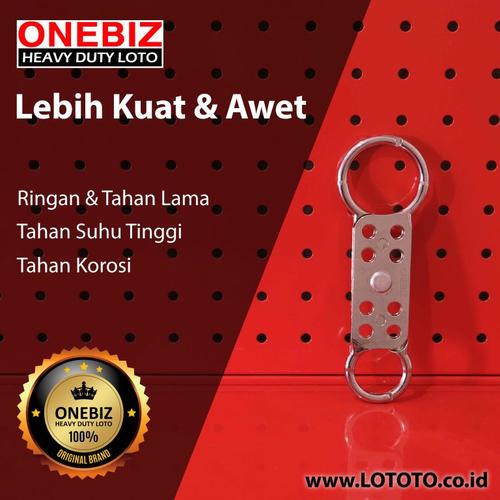 [EZM.1341727] ONEBIZ Double-end Aluminum HASP OB 14-BDK61 SAFETY LOCKOUT HASP