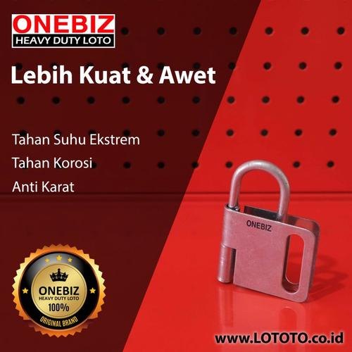 [EZM.1341742] ONEBIZ Butterfly Lockout HASP OB 14-BDK31 SAFETY LOCKOUT HASP