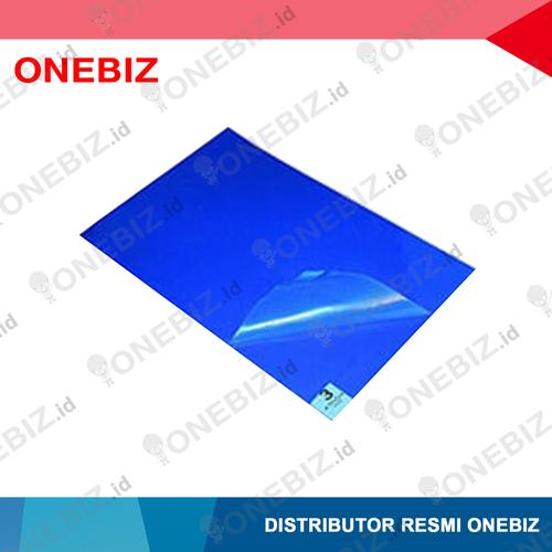 [EZM.1341814] Sticky Mat 24 inch x 36 inch Biru Perekat Debu Sepatu Sterill