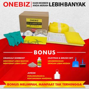 [EZM.1341829] ONEBIZ Chemical Spill Kit 20 Liter Penyerap Cairan Kimia 5 Gall Refill