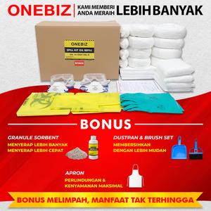 [EZM.1341833] Oil Spill Kit 120 Liter Penyerap Tumpahan Minyak 32 Gall Refill
