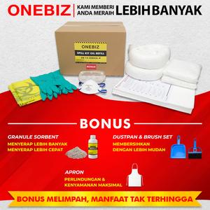 [EZM.1341835] Oil Spill Kit 45 Liter Penyerap Tumpahan Minyak 12 Gallon Refill