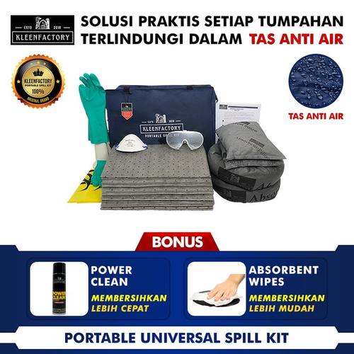 [EZM.1341874] Universal Spill Kit 45 Liter Kemasan Tas Anti Air Universal Spill Kit With Bag 45L