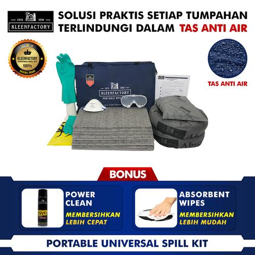 [EZM.1341880] KLEENFACTORY Universal Spill Kit 40 Liter With Bag Universal Spill Kit Tas 40 Liter