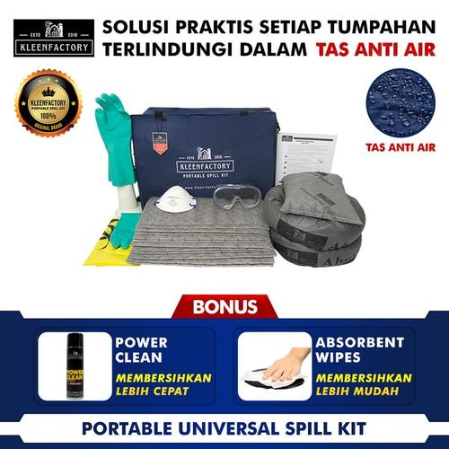 [EZM.1341884] Universal Spill Kit 35 Liter Kemasan Tas Anti Air Universal Spill Kit With Bag 35L