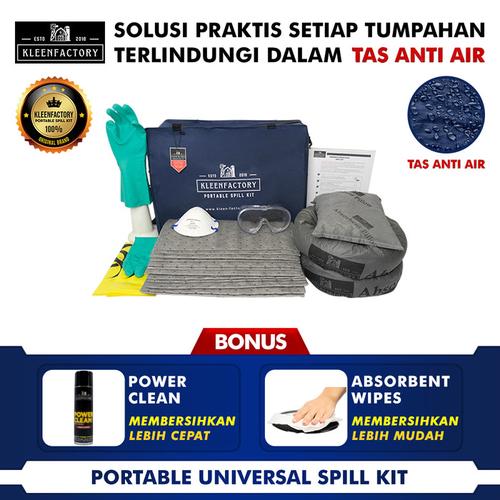[EZM.1341885] KLEENFACTORY Universal Spill Kit 35 Liter With Bag Universal Spill Kit Tas 35 Liter