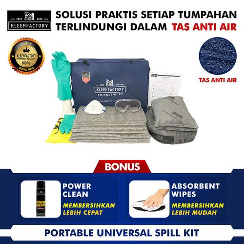 [EZM.1341890] KLEENFACTORY Universal Spill Kit 30 Liter With Bag Universal Spill Kit Tas 30 Liter