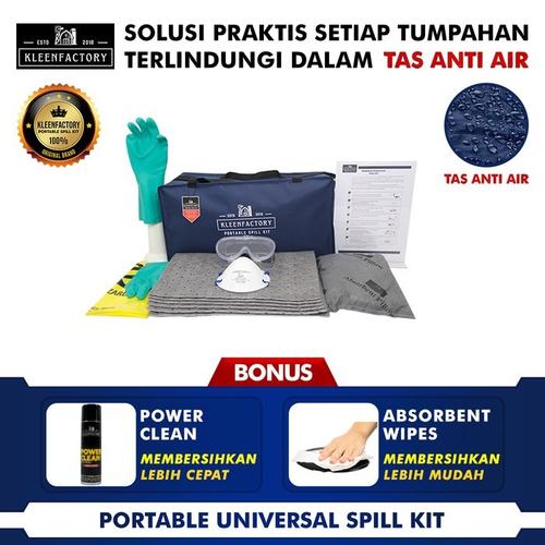 [EZM.1341908] Portable Universal Spill Kit 10 Liter Kemasan Tas Anti Air Bag Universal Spill Kit