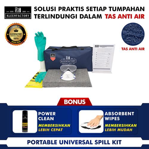 [EZM.1341915] KLEENFACTORY Universal Spill Kit 5 Liter With Bag Universal Spill Kit Tas 5 Liter