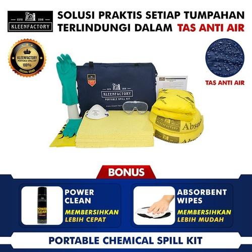[EZM.1341922] Penyerap Tumpahan Kimia 45 Liter Kemasan Tas Chemical Spill Kit Tas