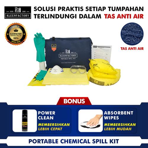 [EZM.1341930] KLEENFACTORY Chemical Spill Kit 30 Liter With Bag Chemical Spill Kit Tas 30 Liter