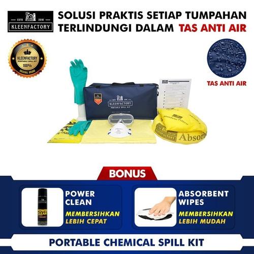 [EZM.1341937] Penyerap Tumpahan Kimia 20 Liter Kemasan Tas Chemical Spill Kit Tas