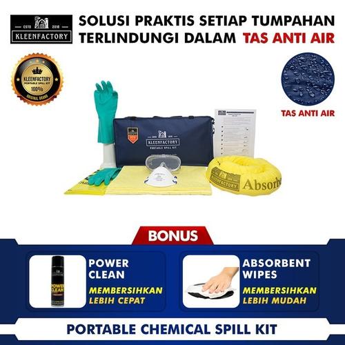 [EZM.1341942] Penyerap Tumpahan Kimia 15 Liter Kemasan Tas Chemical Spill Kit Tas