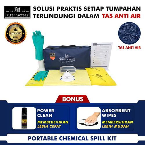 [EZM.1341949] Chemical Spill Kit 10 Liter Kemasan Tas Anti Air Chemical Spill Kit With Bag 10L