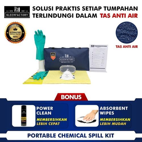 [EZM.1341952] Penyerap Tumpahan Kimia 5 Liter Kemasan Tas Chemical Spill Kit Tas