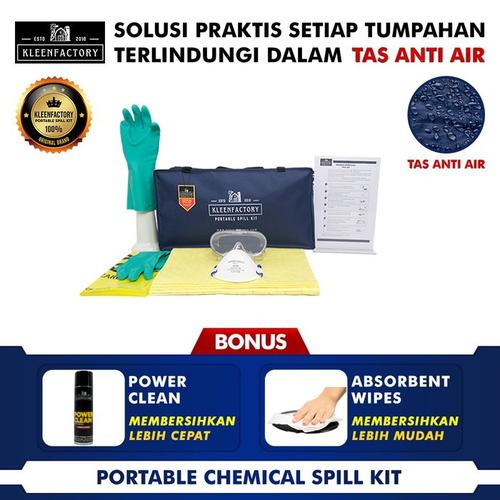 [EZM.1341953] Portable Chemical Spill Kit 5 Liter Kemasan Tas Anti Air Bag Chemical Spill Kit
